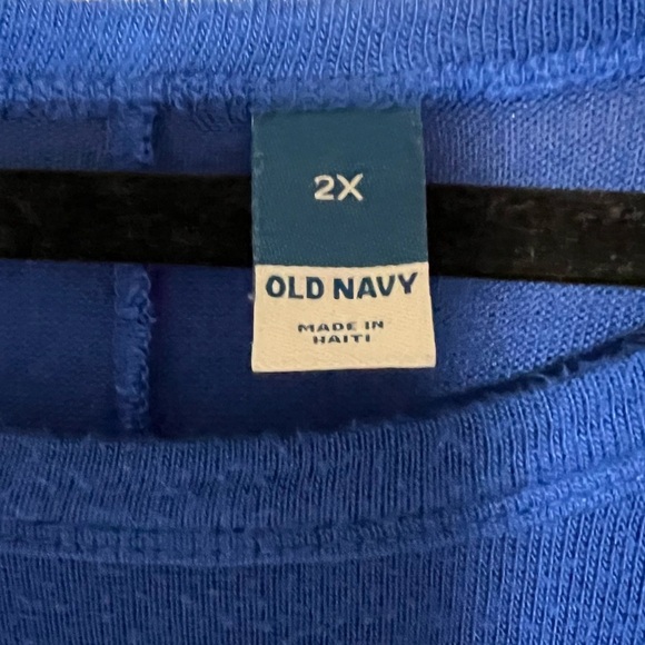 Old Navy Relaxed Scoop-Neck Top, Size 2X (20/22), Cosmic Blue - Picture 4 of 6